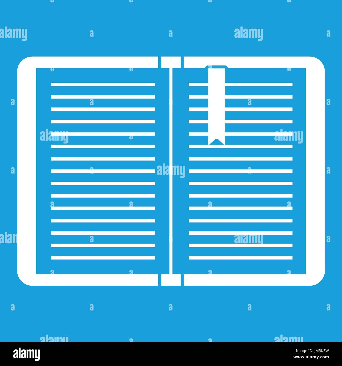 Open tutorial with bookmark icon white Stock Vector Image & Art - Alamy