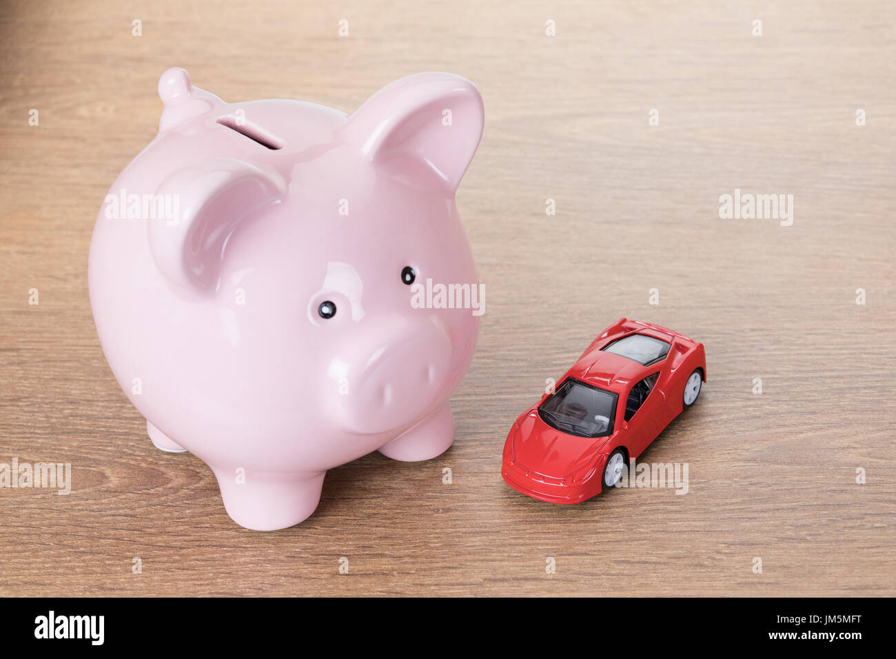 saving for a car piggy bank
