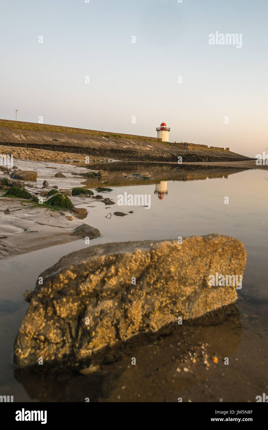 Burry Port lighthouse. Carmarthenshire. Wales. UK Stock Photo Alamy