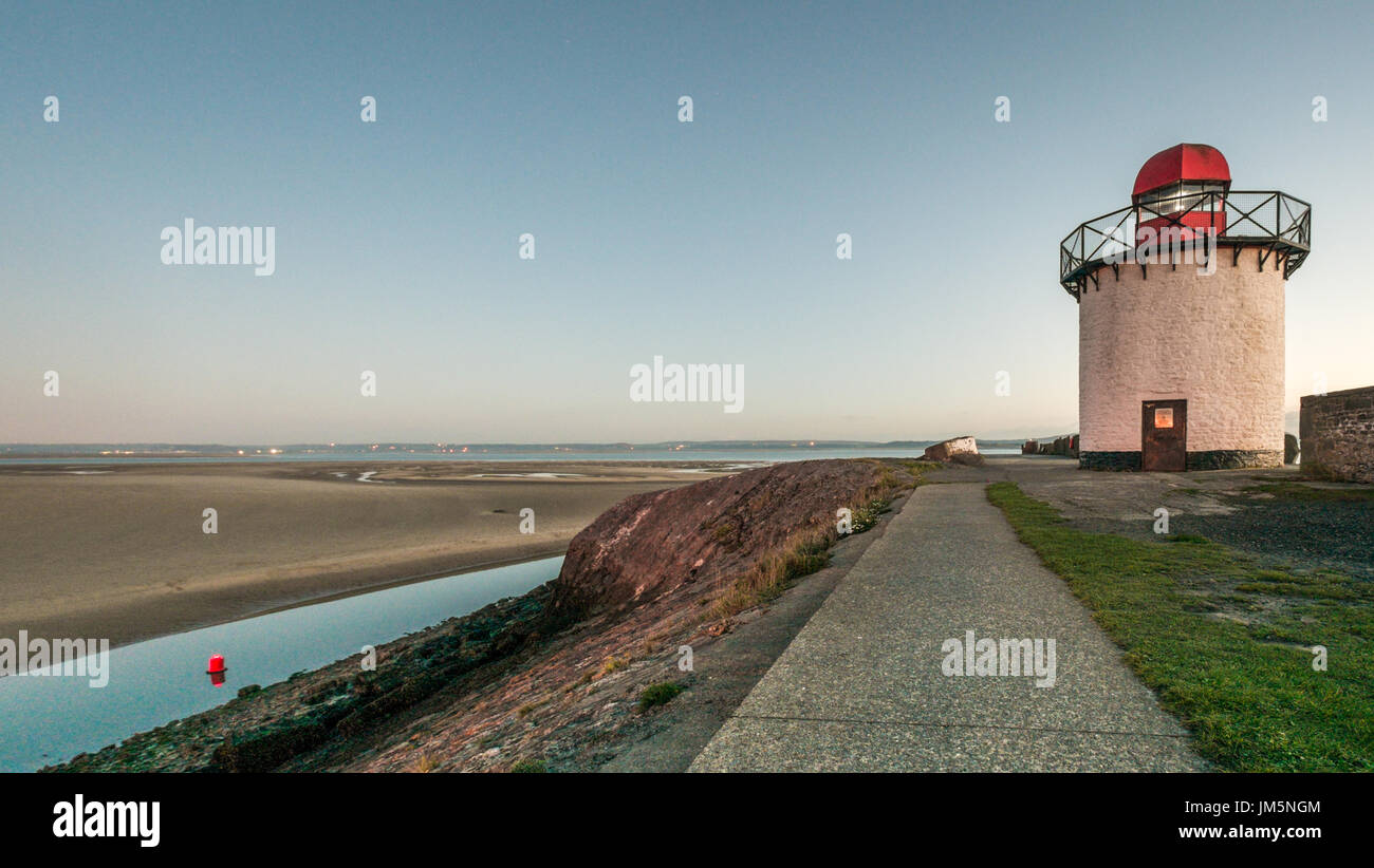 Burry Port lighthouse. Carmarthenshire. Wales. UK Stock Photo Alamy