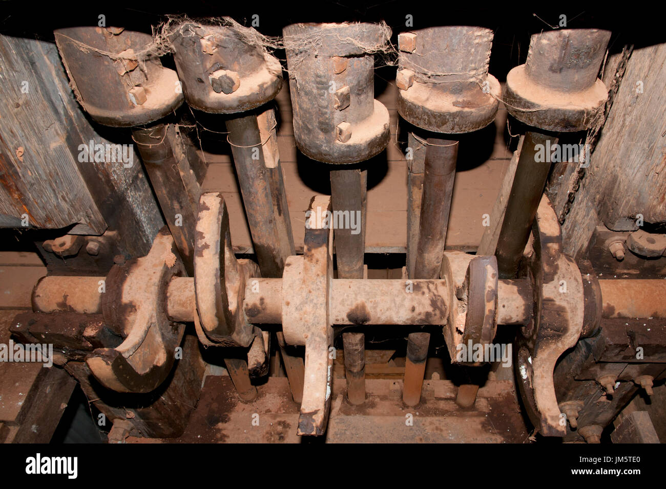 19th Century Mining Stamp Mill Stock Photo Alamy