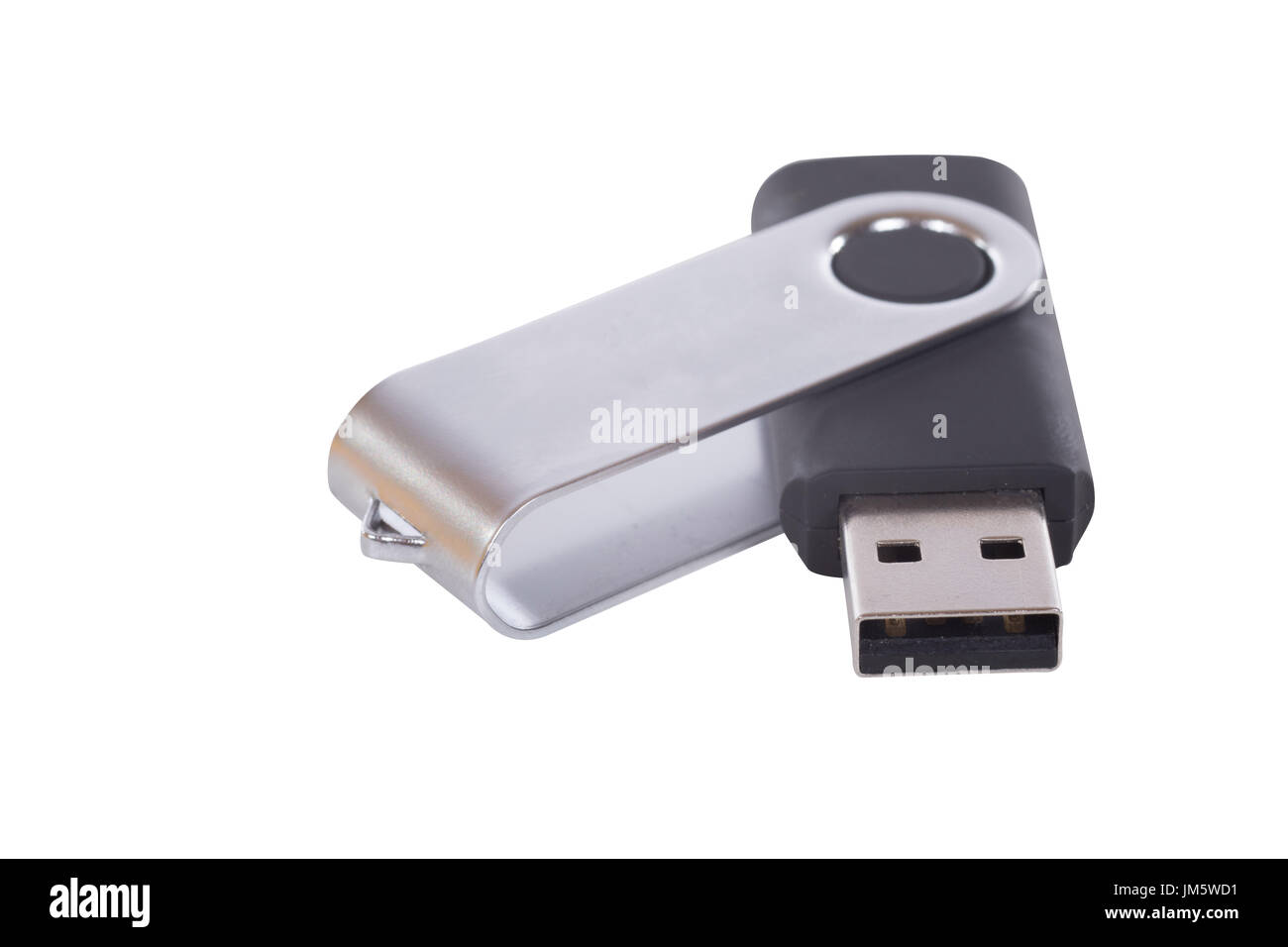 Open USB thumb drive or memory stick for portable data storage and