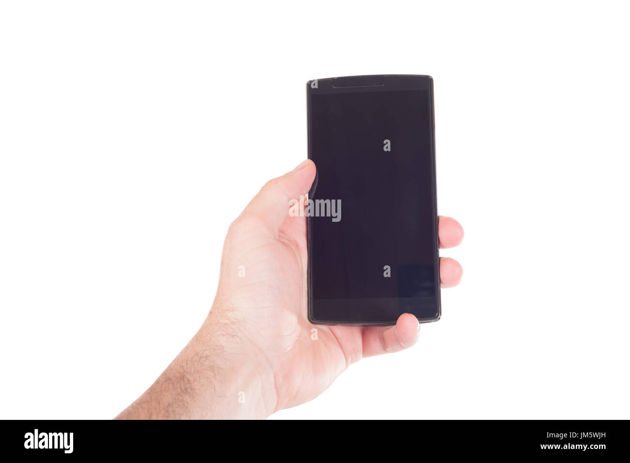 Hand holding phone up to camera hi-res stock photography and images - Alamy