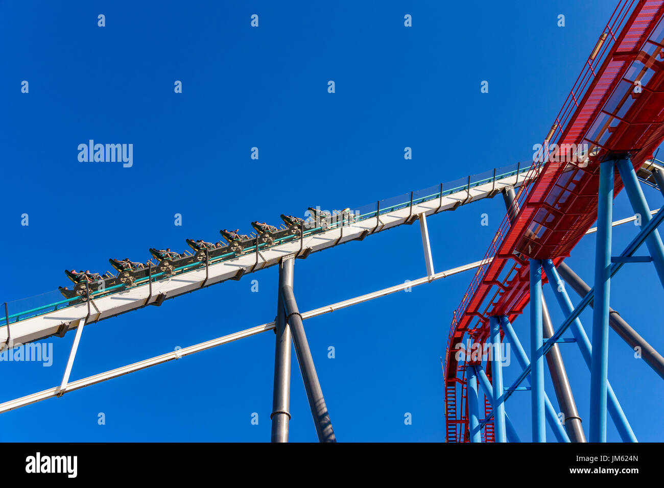 Shambhala is a steel Hyper Coaster roller coaster located at ...