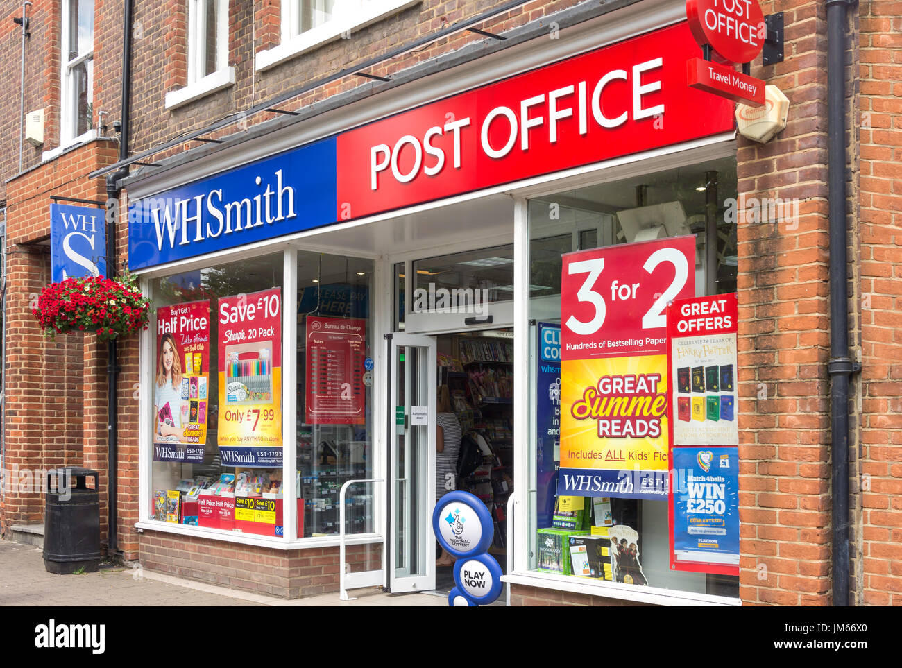 W.H.Smith Newsagents and The Post Office, High Street, Harpenden