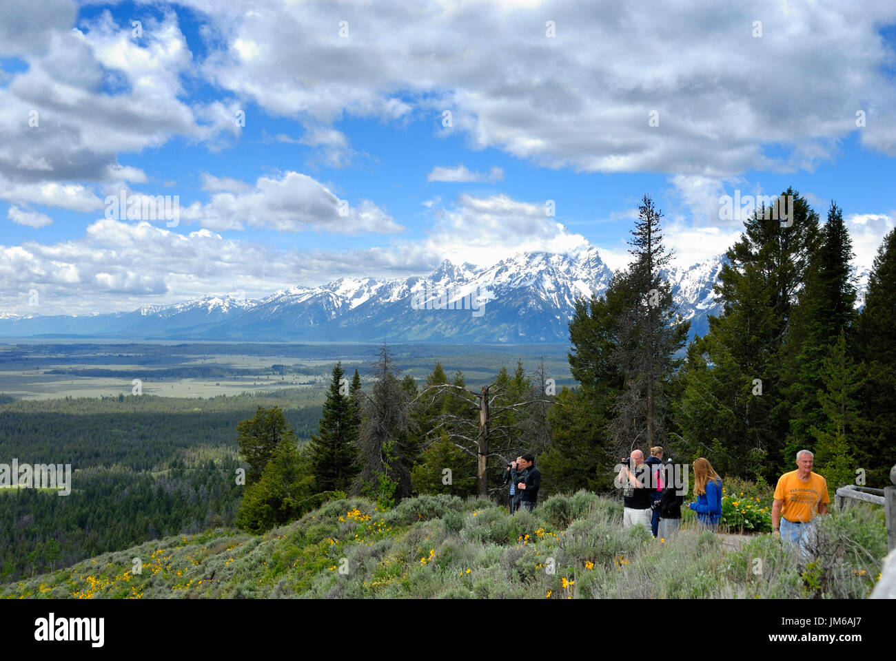 Jackson lake overlook hires stock photography and images Alamy