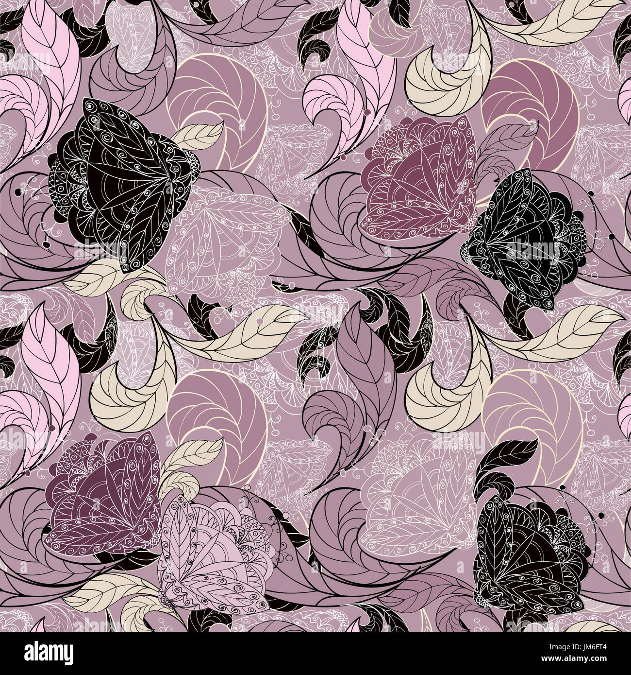 Floral Seamless Pattern Flower Background Flourish Garden Texture Floral Seamless Pattern Flower Background Flourish Garden Texture
