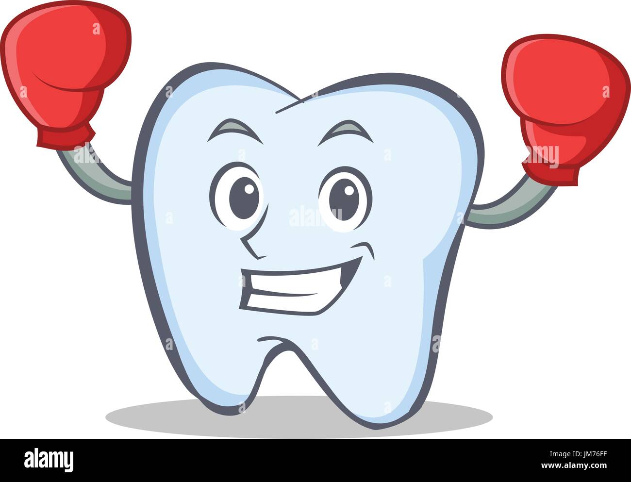 Boxing tooth character cartoon style Stock Vector Image & Art Alamy