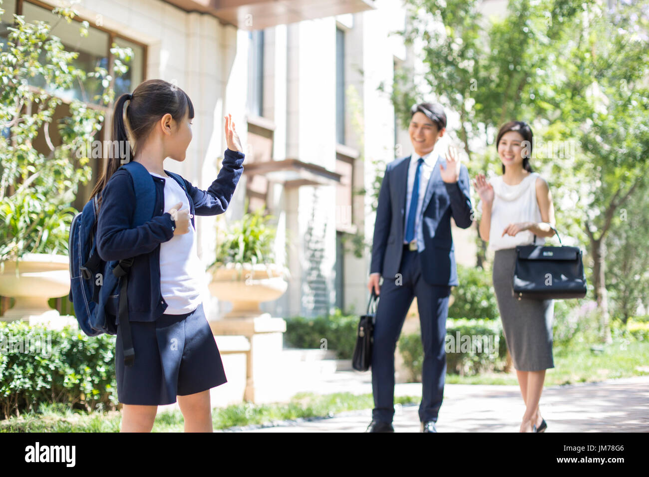 Chinese school girls hi-res stock photography and images - Alamy