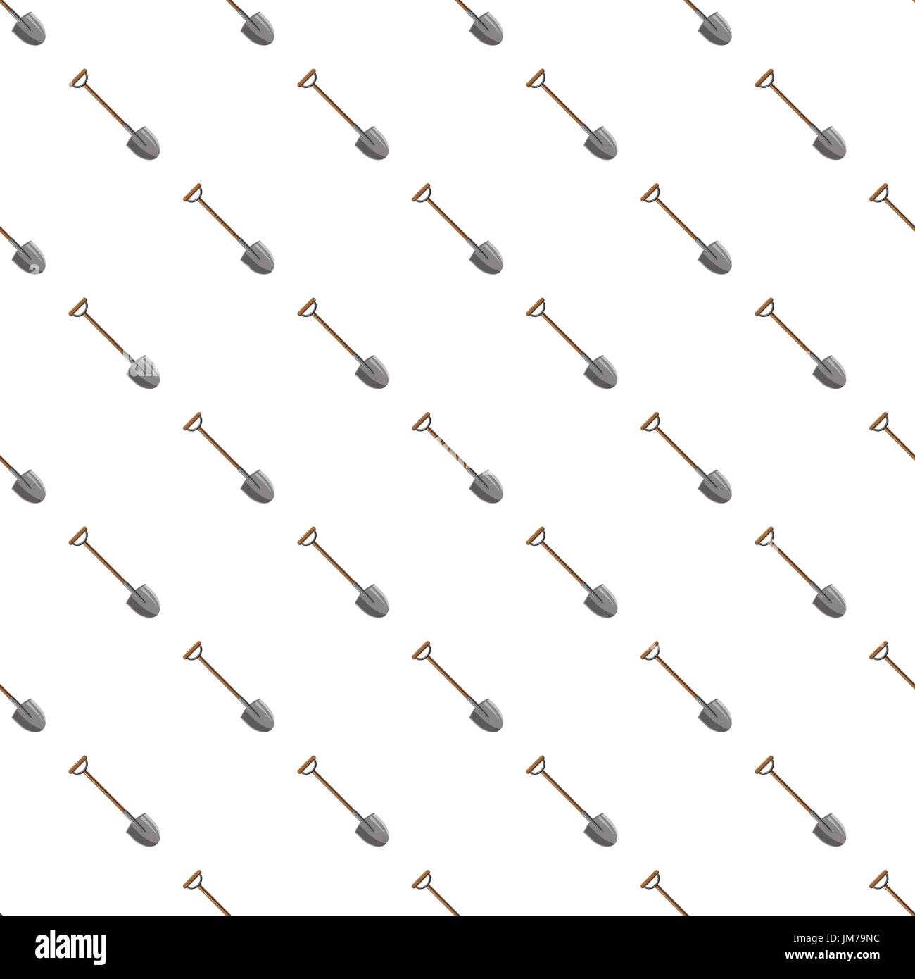 Shovel pattern Stock Vector