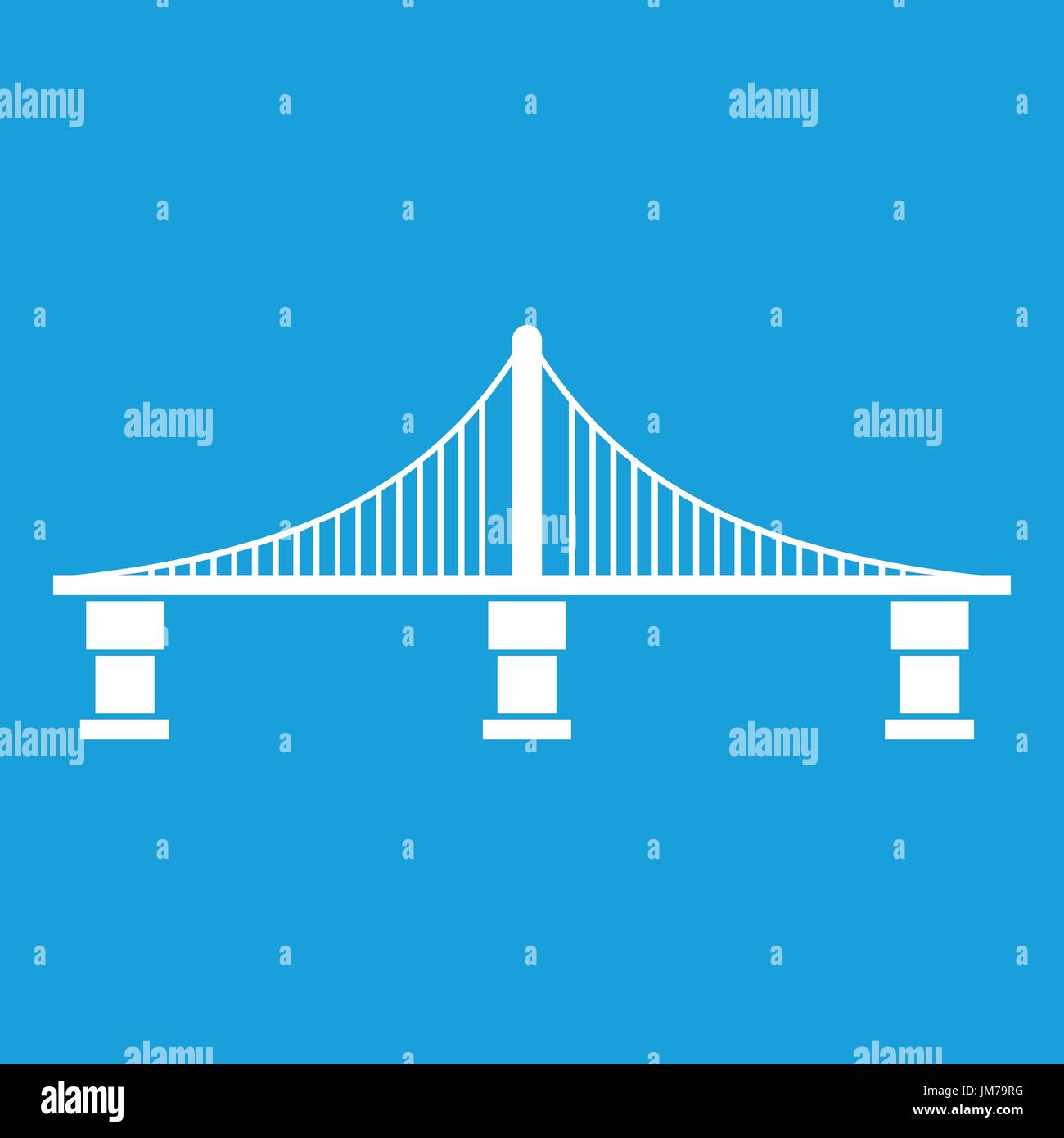 Bridge icon white Stock Vector Image & Art - Alamy