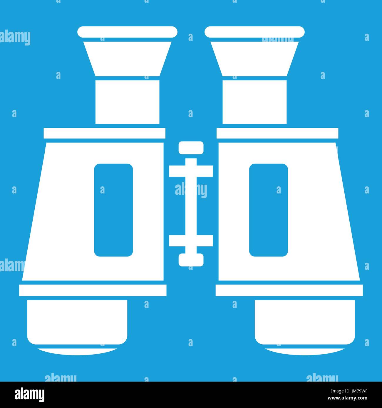 Binoculars icon white Stock Vector Image & Art Alamy