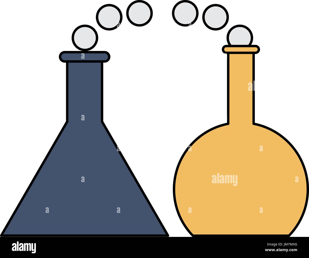 Chemistry flask isolated Stock Vector Image & Art Alamy