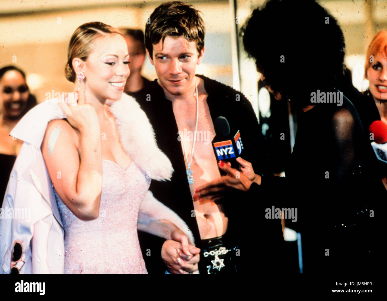 mariah carey, max beesley, glitter, 2001 Stock Photo