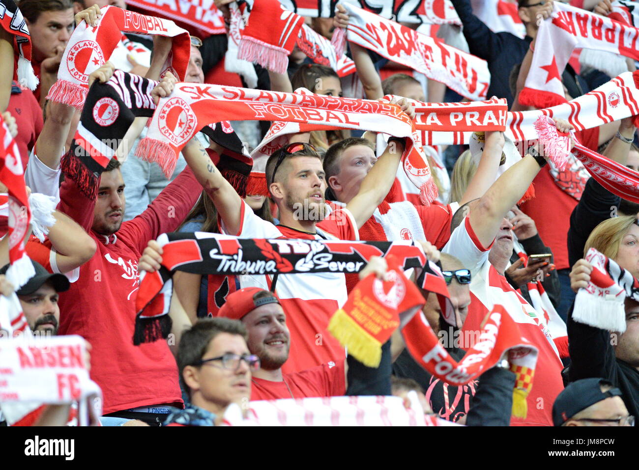 Sk slavia prague fans hi-res stock photography and images - Alamy