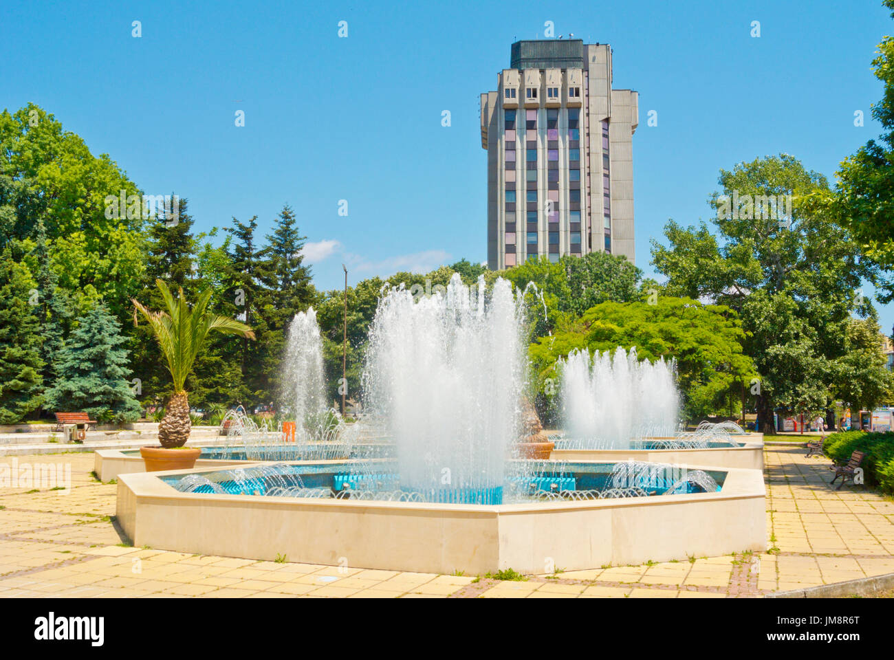 Park, between archeological museum and town hall, Varna, Bulgaria Stock Photo Alamy
