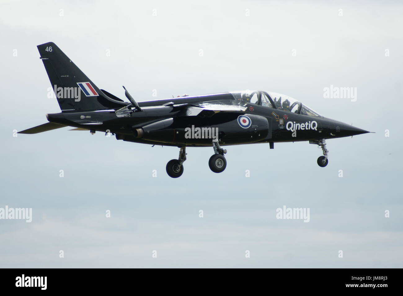 Dassault/Dornier Alpha Jet tactical Military trainer and close-air support combat aircraft Stock Photo