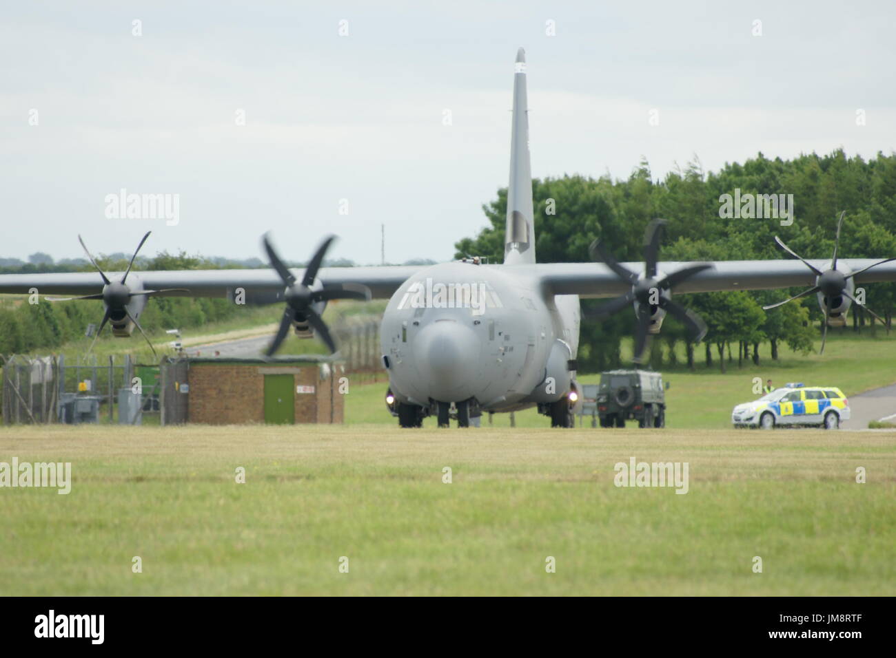 Lockheed C-130 Hercules, four-engine turboprop military transport aircraft Stock Photo