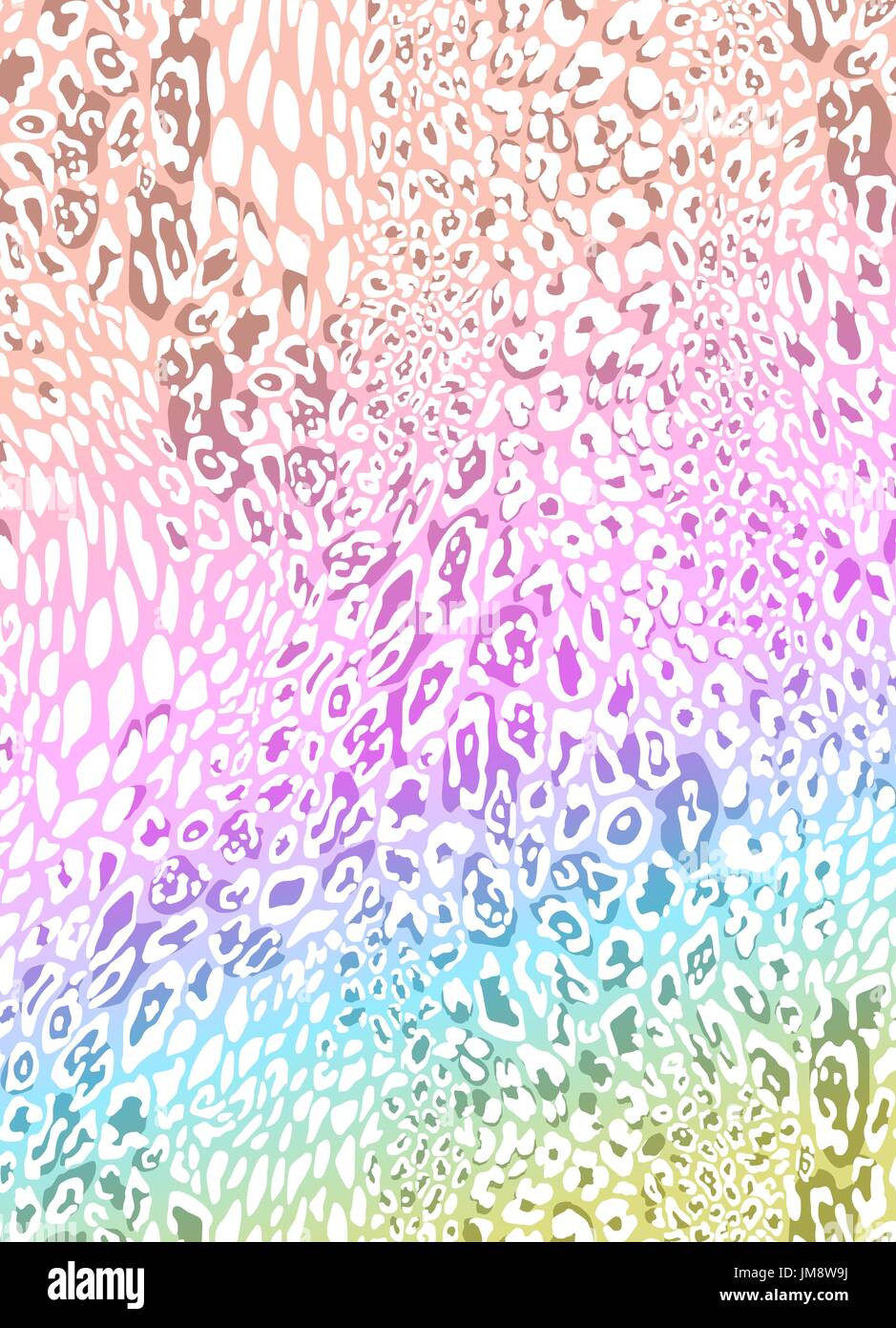 fashion seamless vector leopard pattern. 10 eps Stock Vector