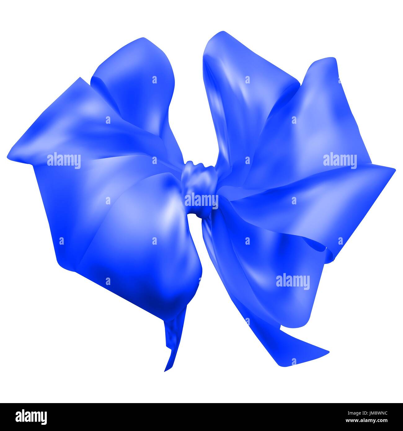 beautiful silk bow. vector illustration. 10 eps Stock Vector