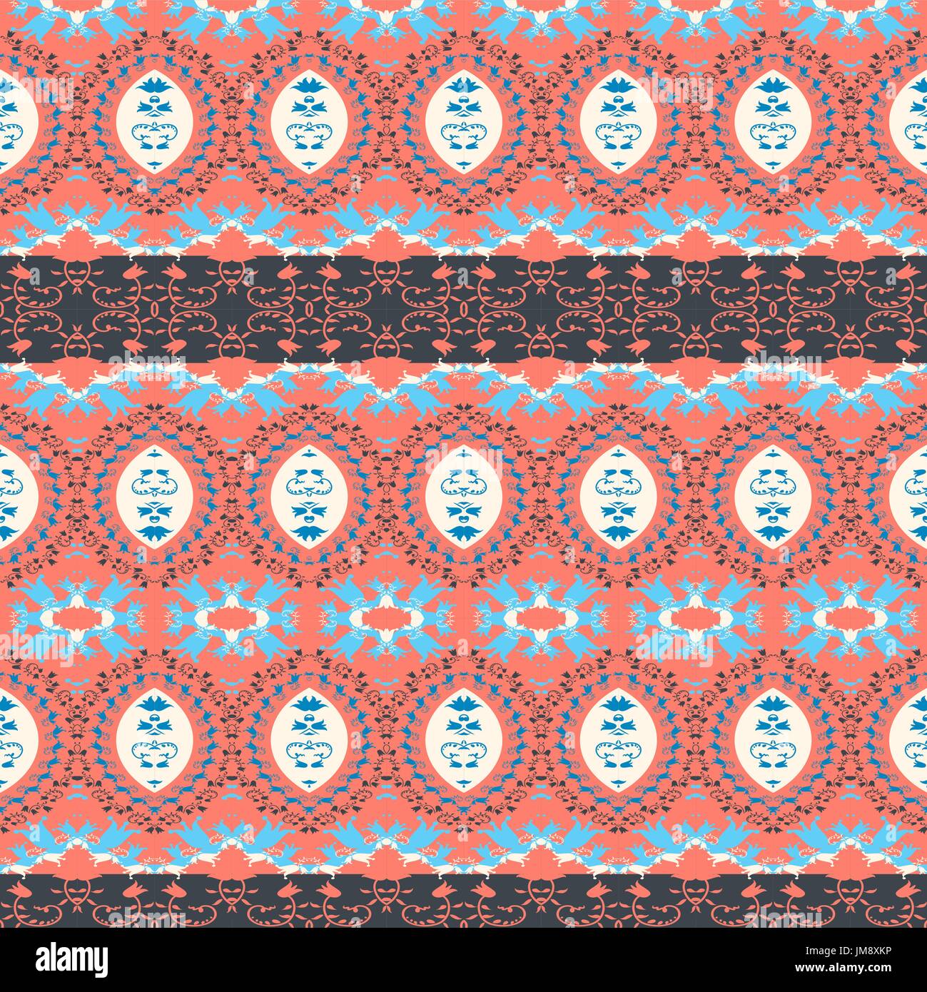 Background with ethnic motifs. Seamless pattern. 10 eps Stock Vector ...