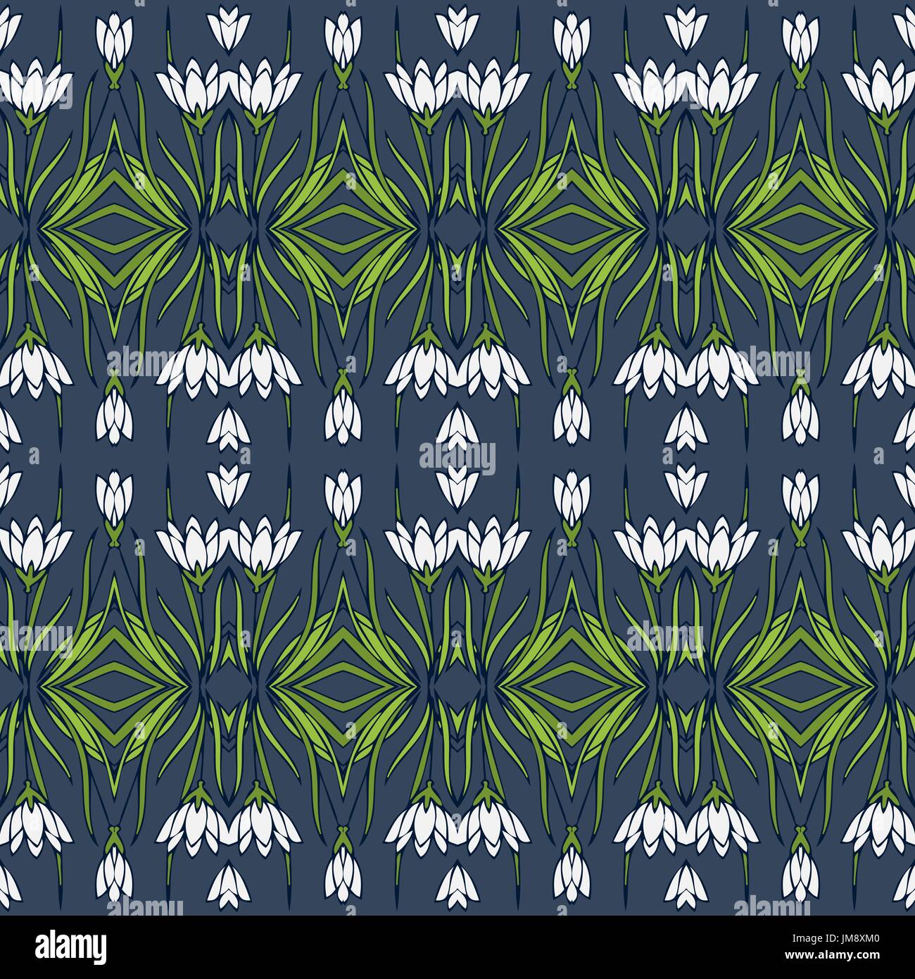Background with ethnic motifs. Seamless pattern. 10 eps Stock Vector