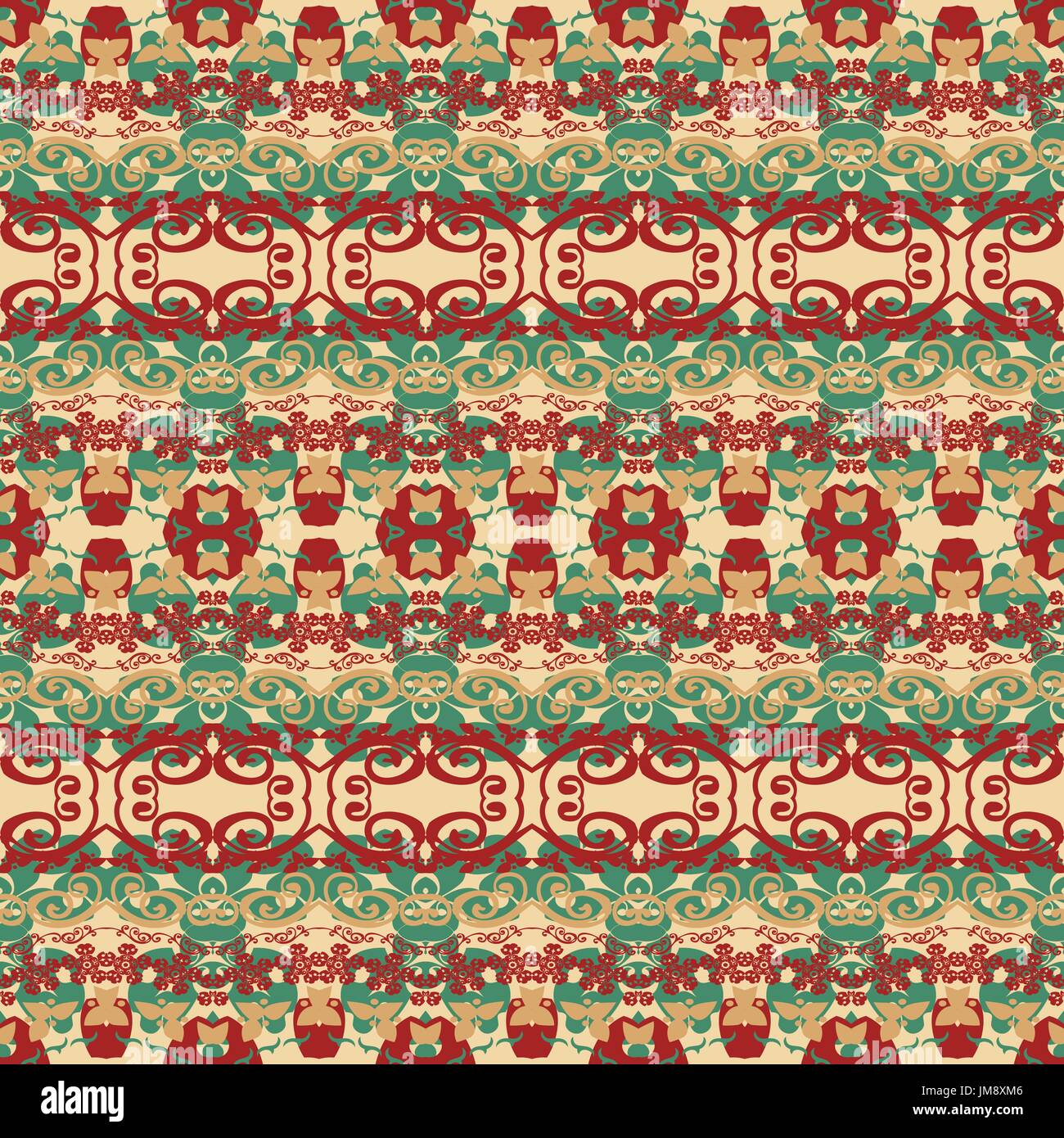 Background with ethnic motifs. Seamless pattern. 10 eps Stock Vector