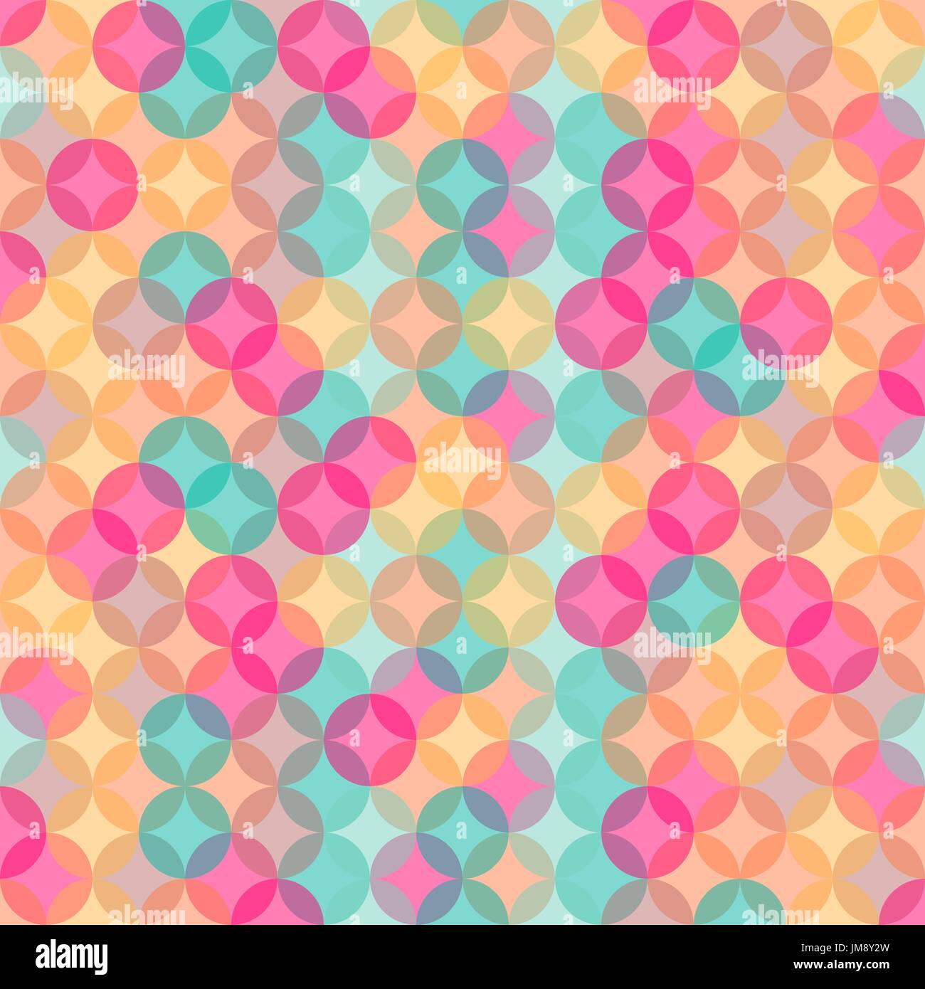 Abstract Retro Geometric seamless pattern with triangles. Vector ...