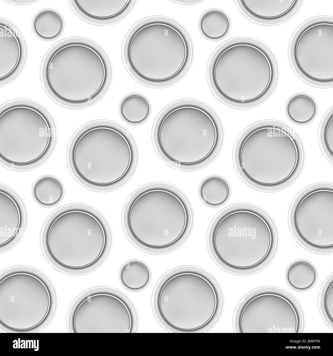 Vector fabric circles abstract seamless pattern background with hand ...