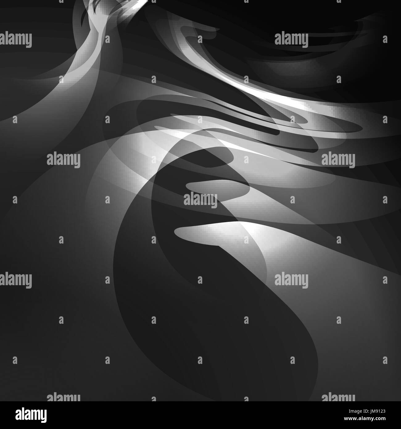 Futuristic modern glowing lines Black and White Stock Photos & Images ...