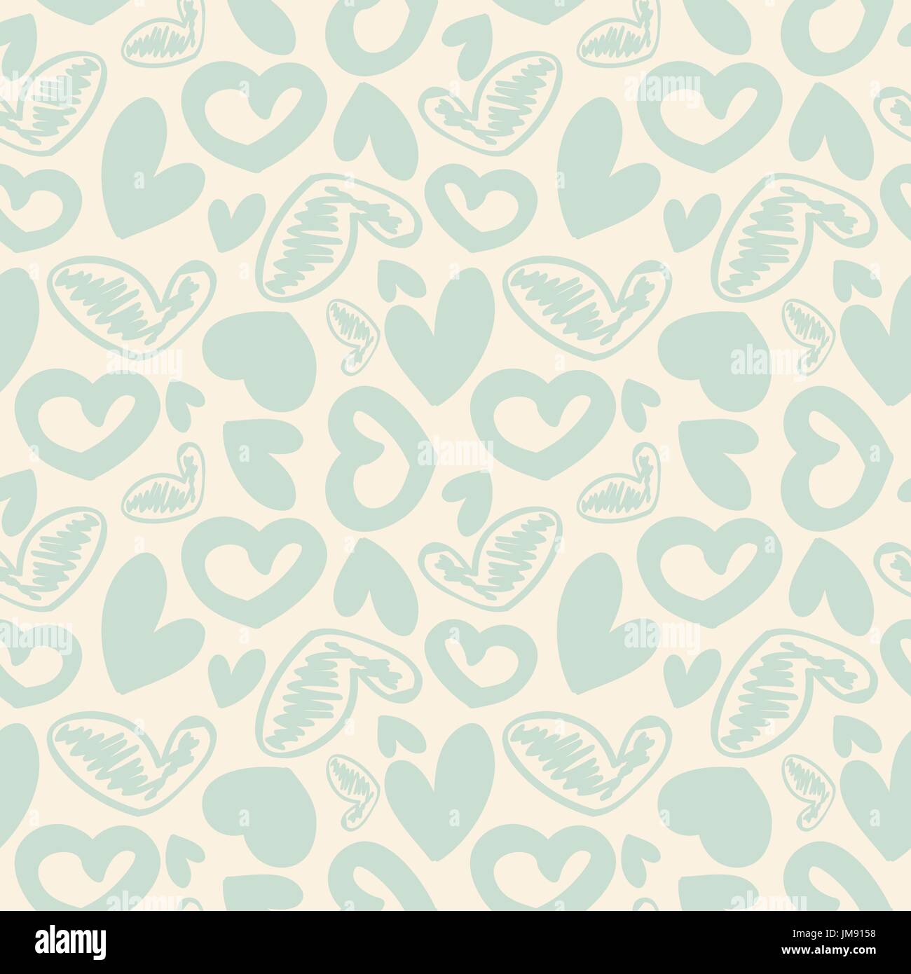 Fun seamless vintage love heart background in pretty colors Stock Vector  Image & Art - Alamy