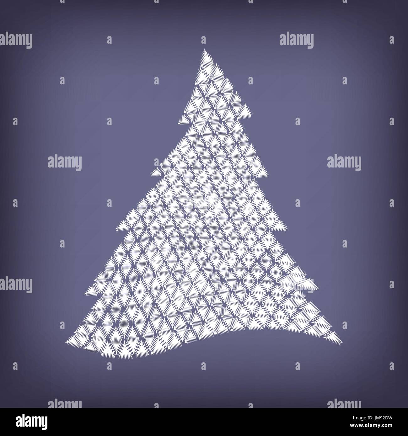 Christmas tree from light vector background. 10 eps Stock Vector Image