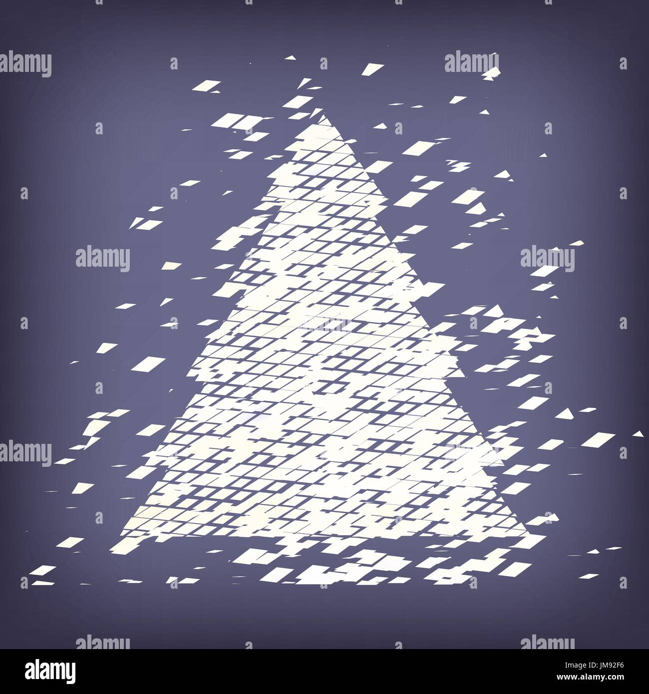 Christmas tree from light vector background. 10 eps Stock Vector Image