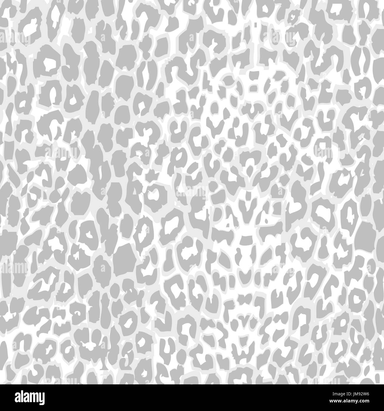 leopard print pattern gray scale vector. seamless grey leopard