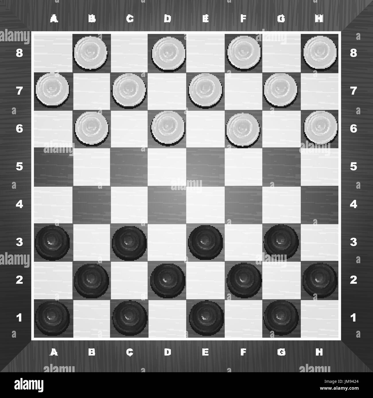 Checkerboard and checkers Black and White Stock Photos & Images Alamy