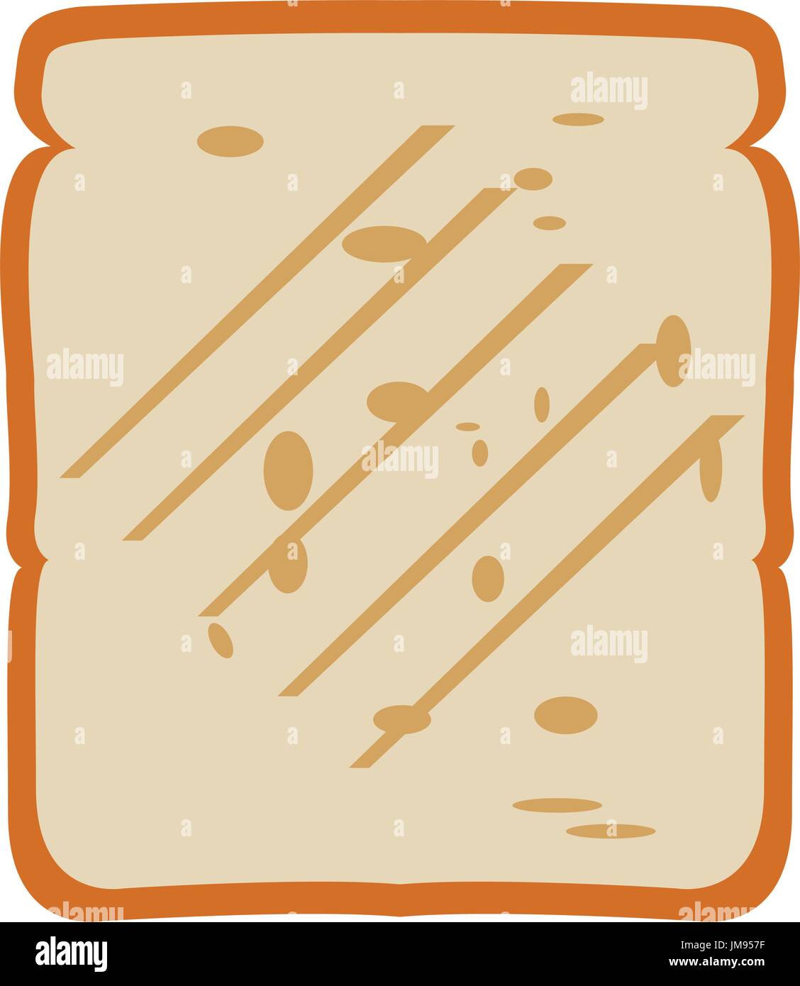 Isolated slice of bread Stock Vector Image & Art - Alamy