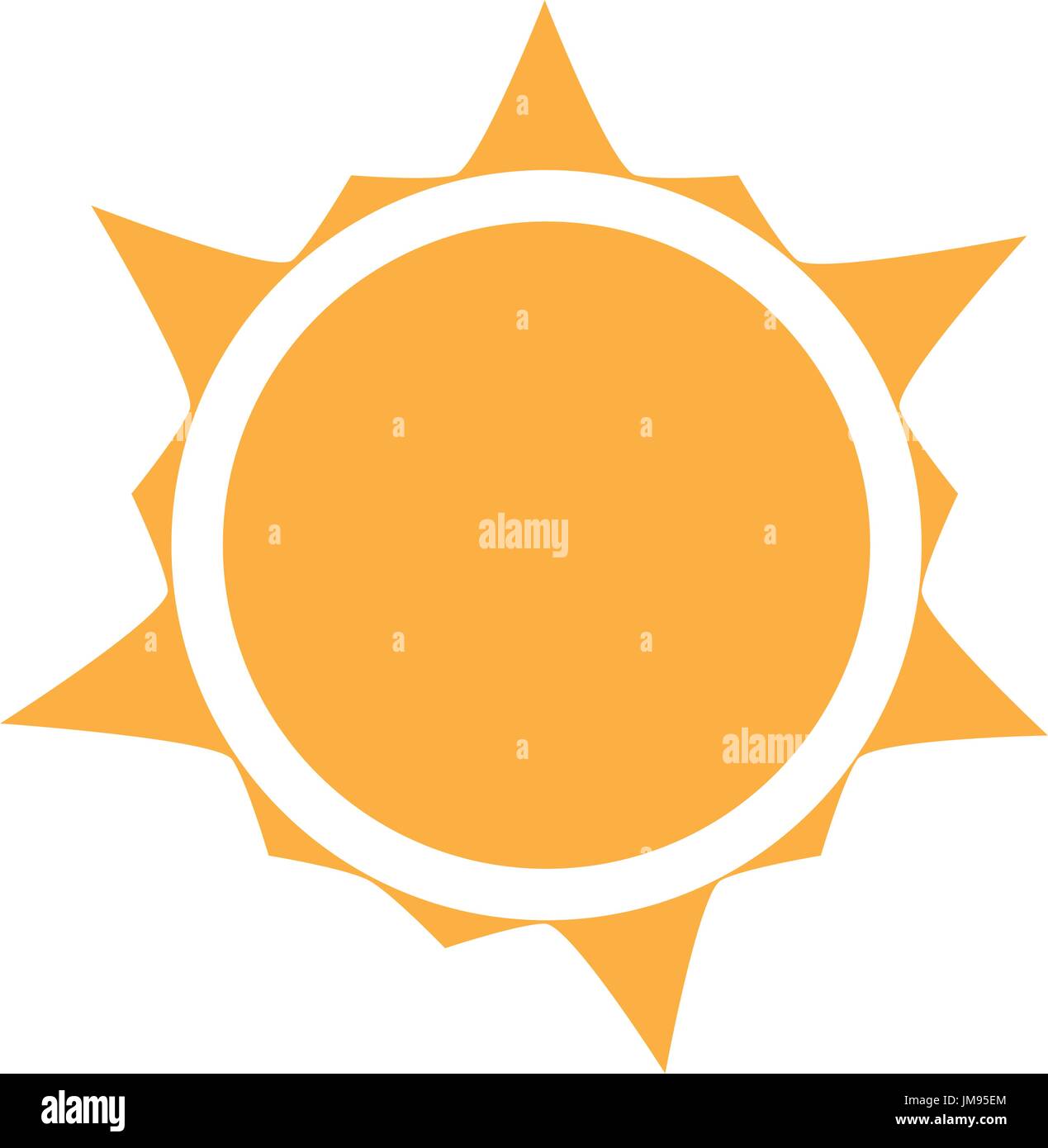 Isolated sun icon Stock Vector Image & Art - Alamy