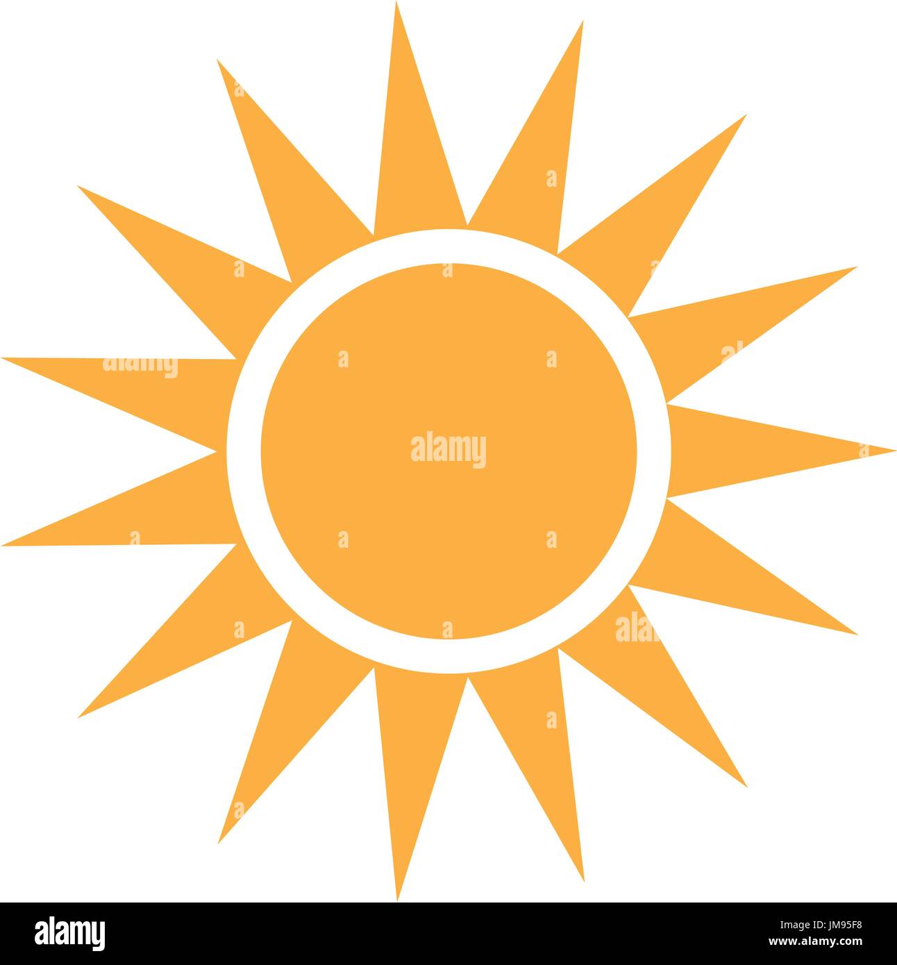 Isolated sun icon Stock Vector Image & Art - Alamy