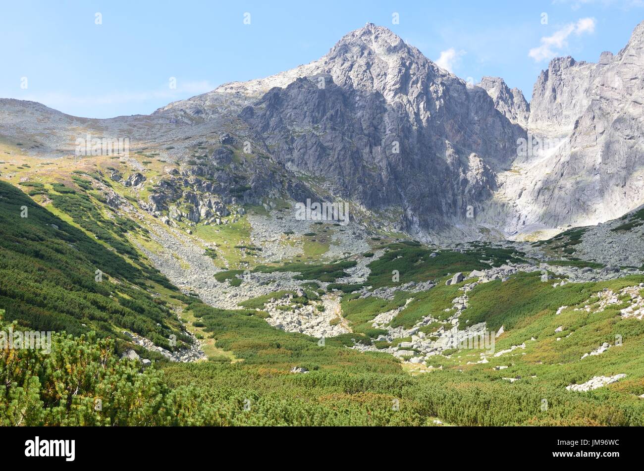 Tatra Mountains in Slovakia  Lomnicky stit Stock Photo
