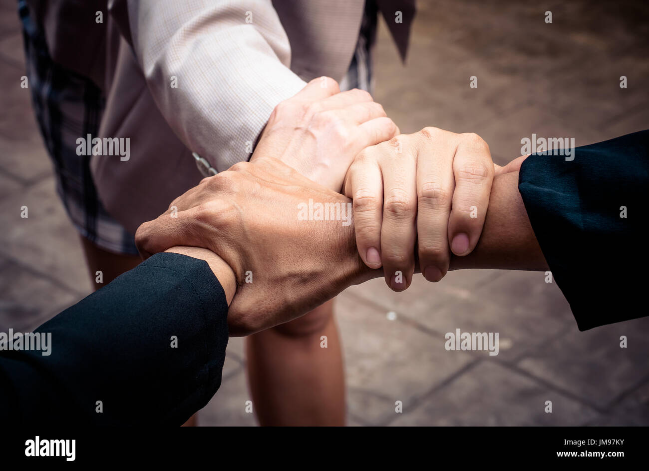 Teamwork Togetherness Collaboration Concept Stock Photo