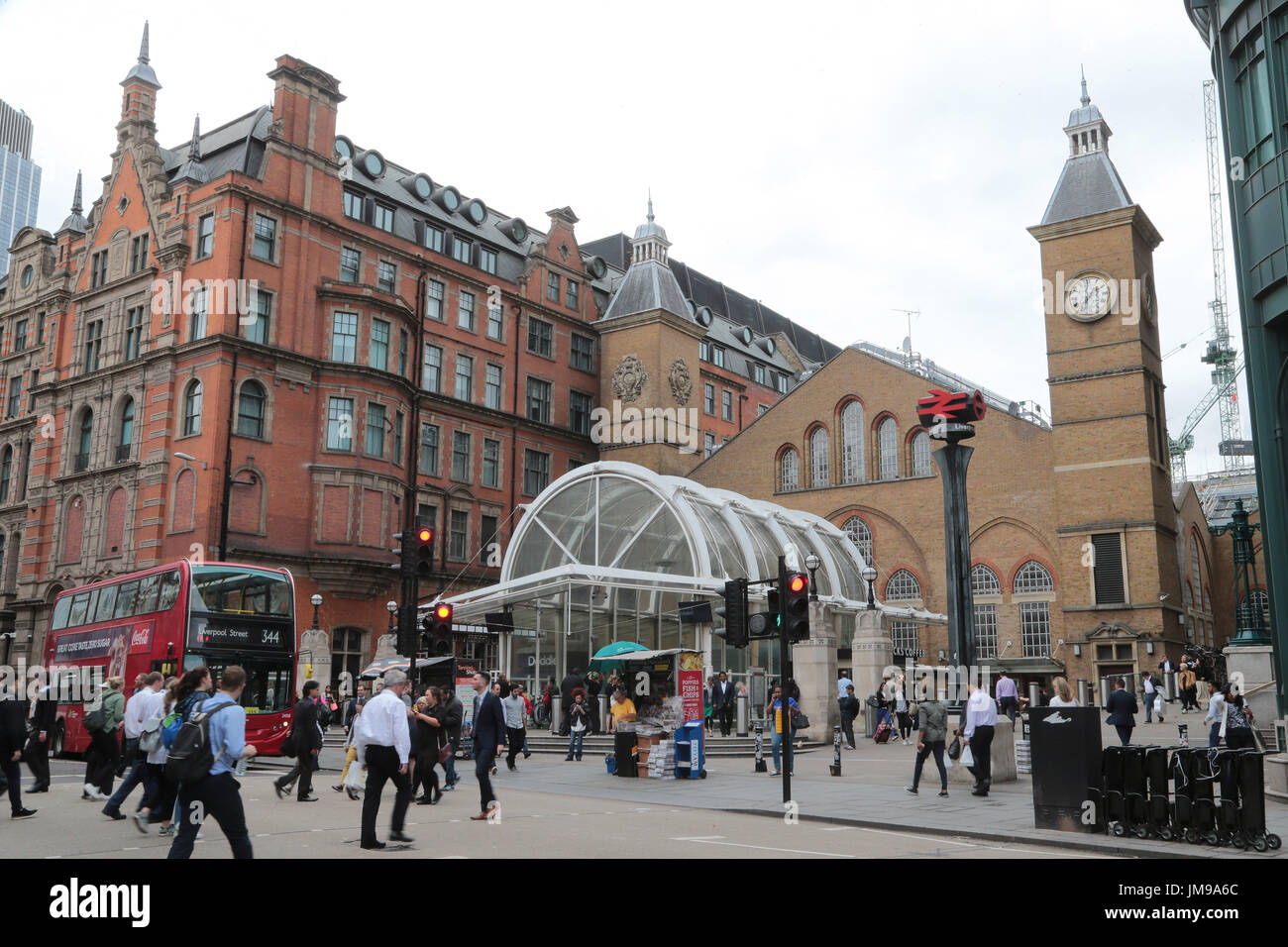 Liverpool Street Station London Stock Photo