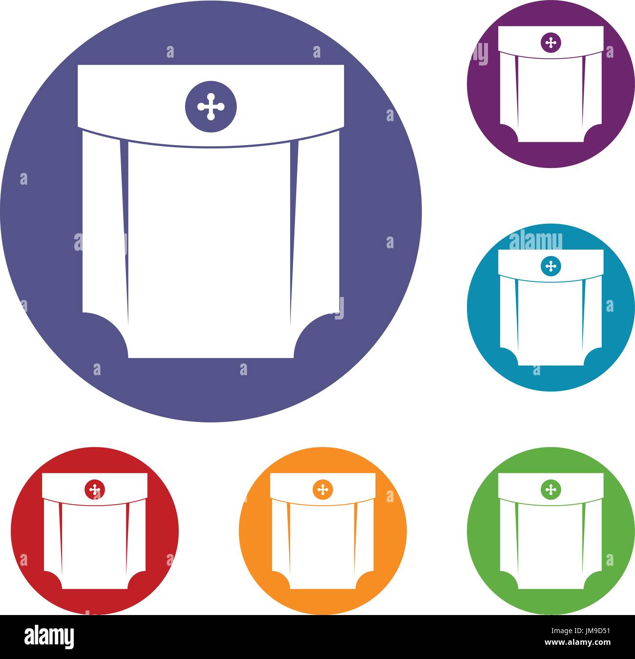 Pocket design icons set Stock Vector Image & Art - Alamy