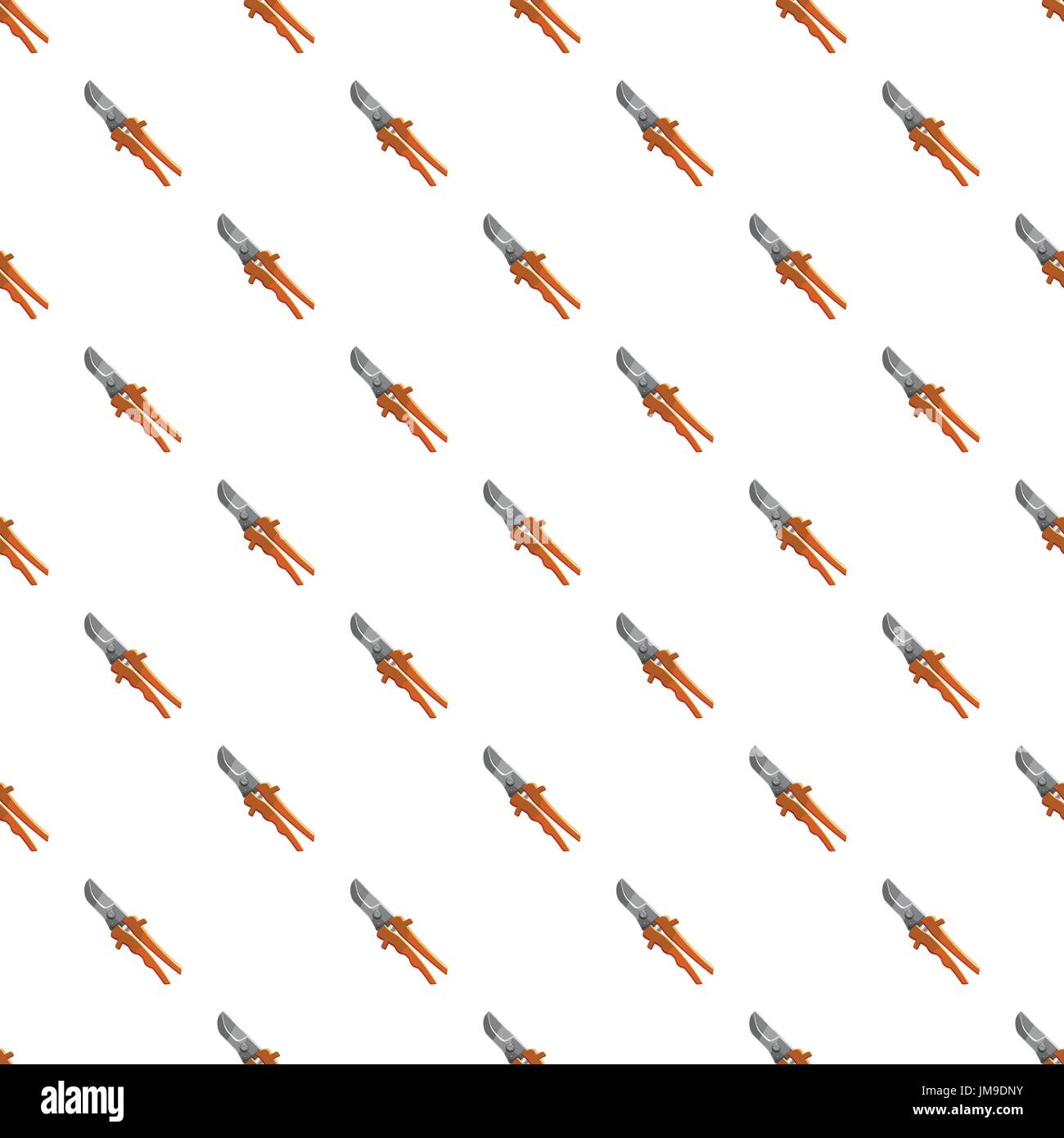 Garden shears pattern Stock Vector