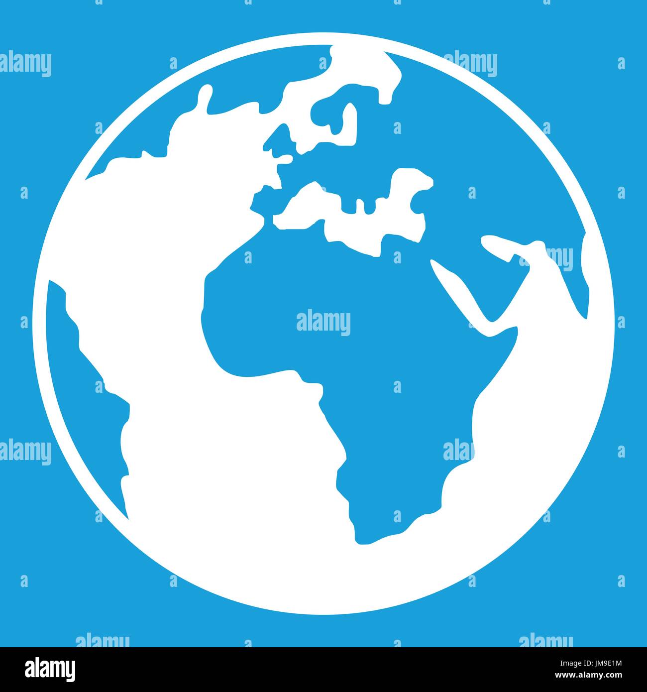 Earth globe icon white Stock Vector Image & Art - Alamy