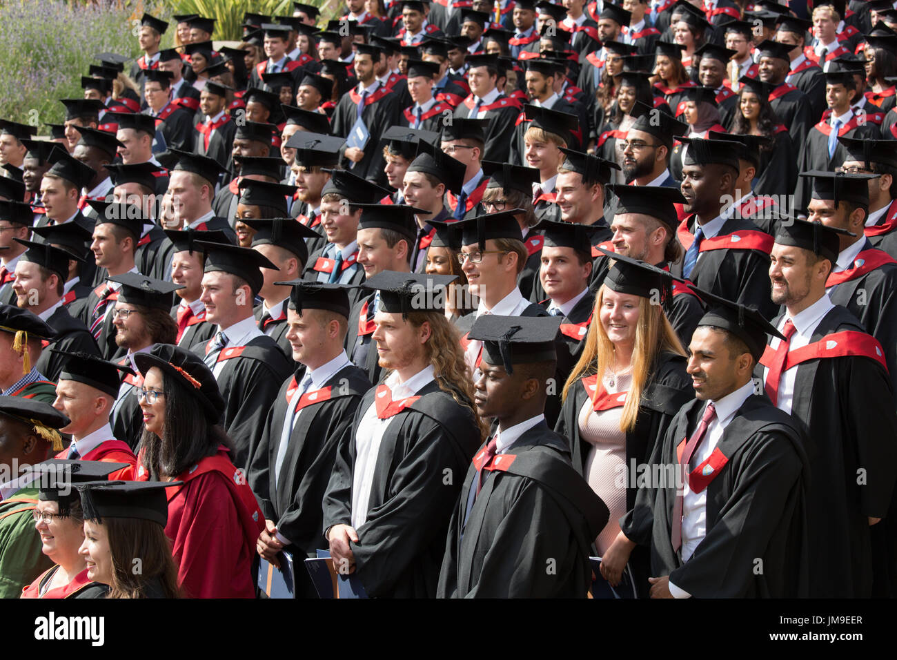 Aston University Students graduation day in Birmingham. England, UK Stock Photo