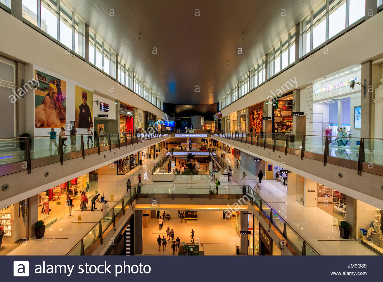 A View Inside The Dubai Mall Stock Photo 150186409 Alamy