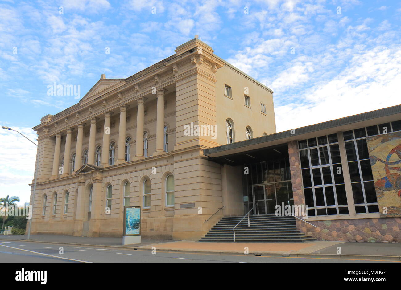 State Library of Queensland historical architecture in Brisbane Australia. Stock Photo