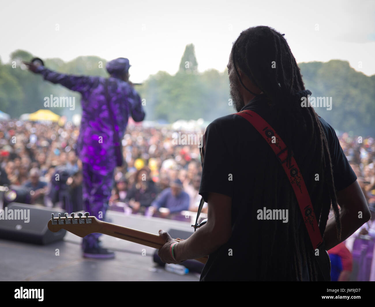 Roots Reggae Messenger Macka B Performing at 2017 Simmer Down Festival