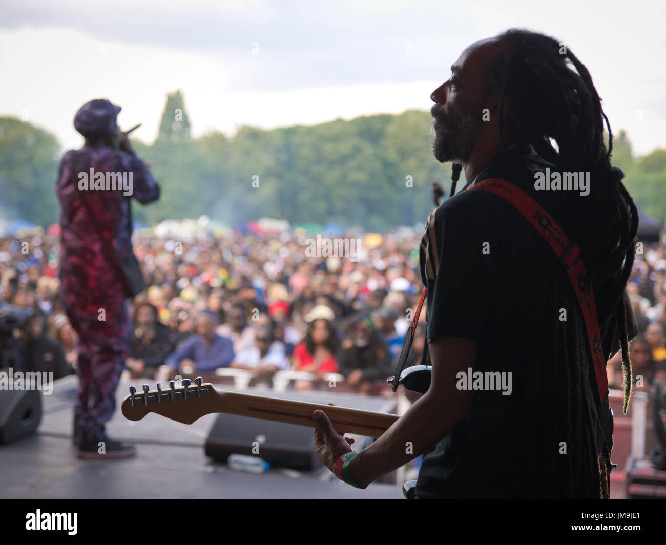 Roots Reggae Messenger Macka B Performing At 2017 Simmer Down Festival ...