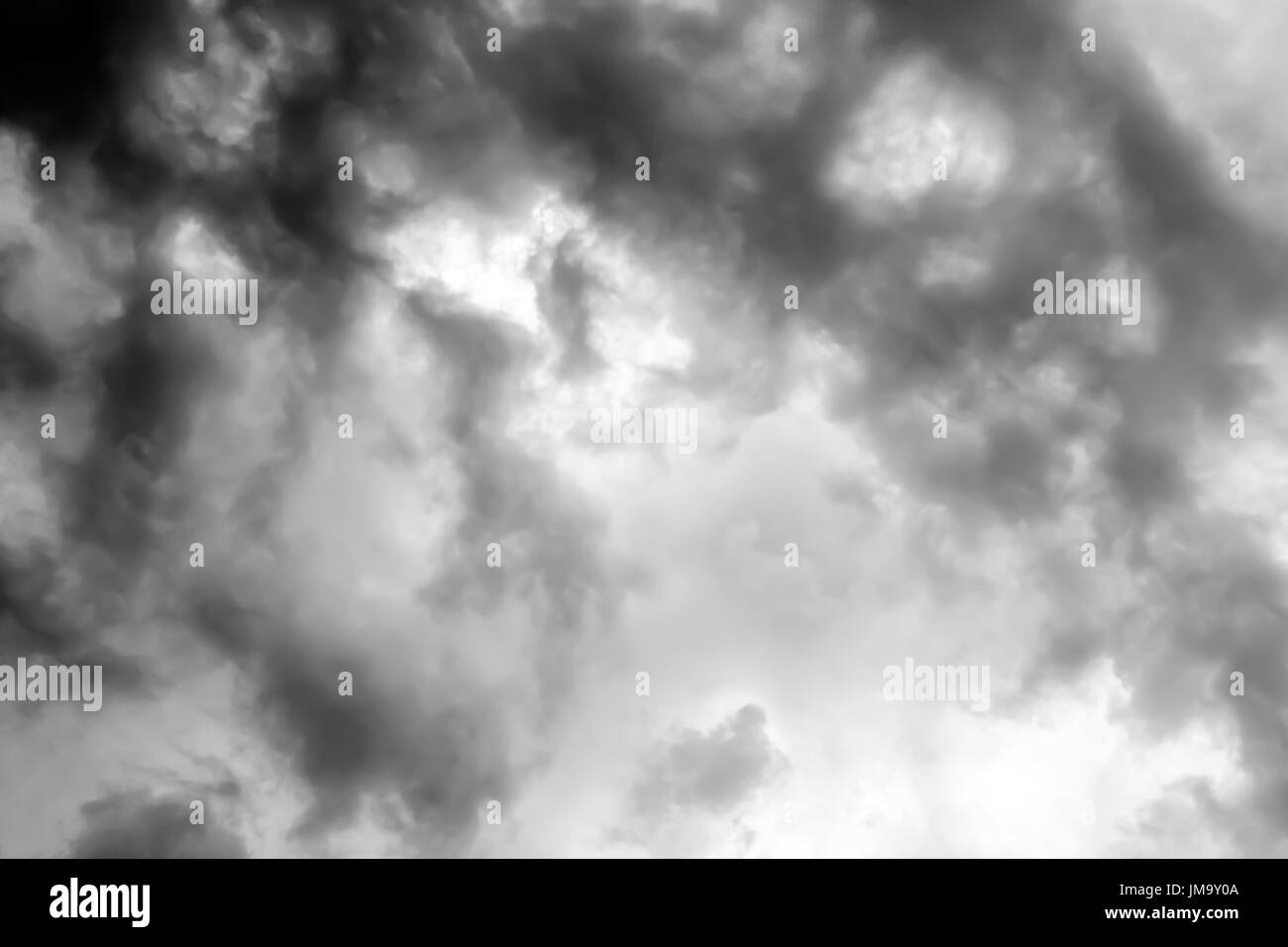 black and white clouds : smoke on sky Stock Photo - Alamy